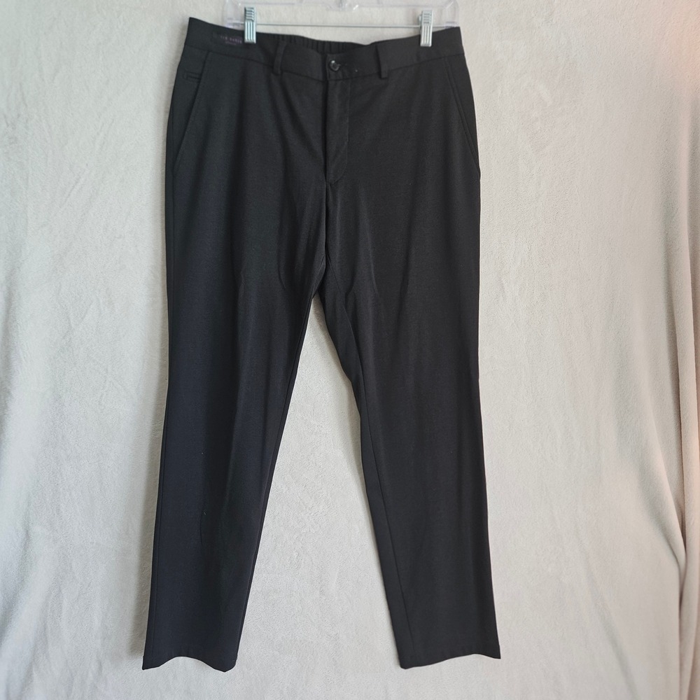Ted Baker London John Pant Mens 36R Black Slim Fit Cotton Blend TB603118